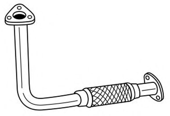 Труба выхлопного газа SIGAM 74111