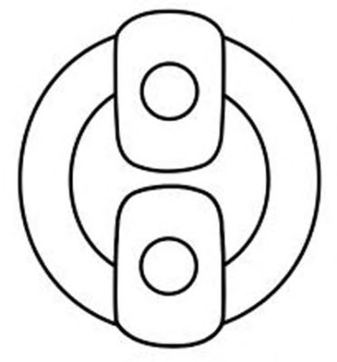 Кронштейн, система выпуска ОГ SIGAM 024016