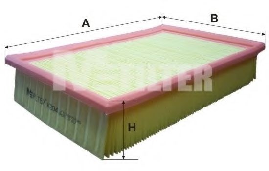 Воздушный фильтр MFILTER K 204