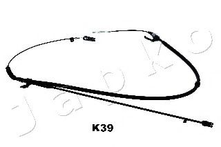 Трос, стояночная тормозная система JAPKO 131K39