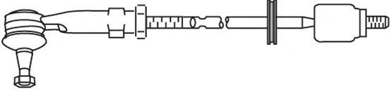 Поперечная рулевая тяга FRAP T/414