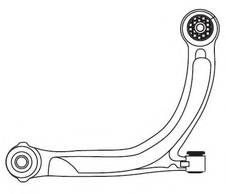 Рычаг независимой подвески колеса, подвеска колеса FRAP 4323