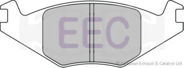 Комплект тормозных колодок, дисковый тормоз EEC BRP0439