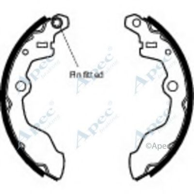 Тормозные колодки APEC braking SHU597