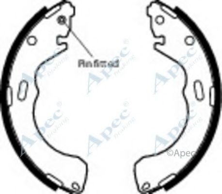 Тормозные колодки APEC braking SHU603