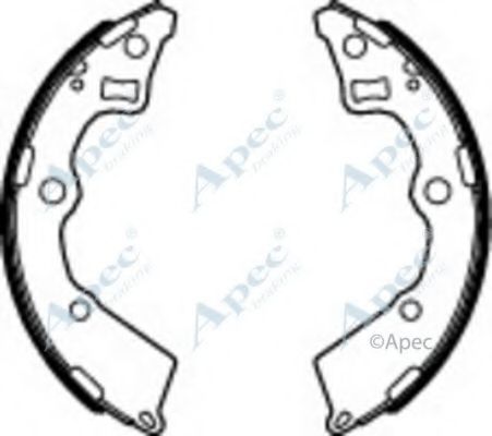 Тормозные колодки APEC braking SHU717