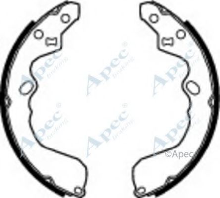 Тормозные колодки APEC braking SHU591