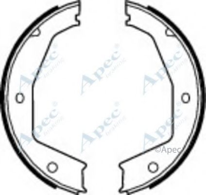 Тормозные колодки APEC braking SHU713