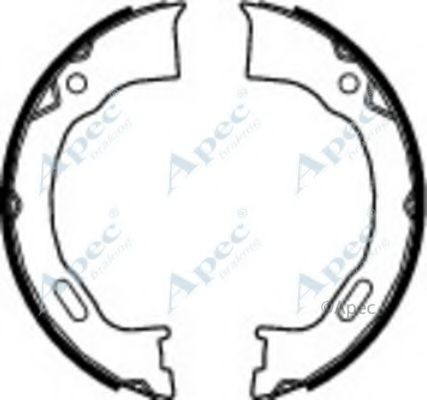 Тормозные колодки APEC braking SHU767