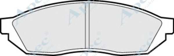 Комплект тормозных колодок, дисковый тормоз APEC braking PAD328