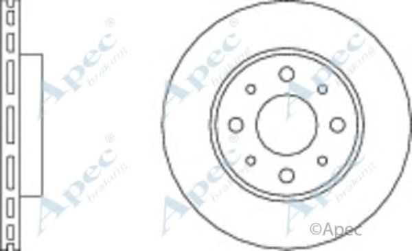 Тормозной диск APEC braking DSK2219
