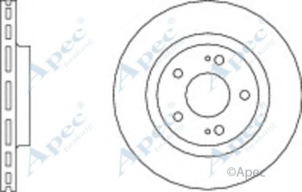 Тормозной диск APEC braking DSK2297