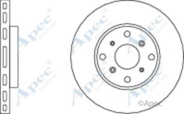 Тормозной диск APEC braking DSK2027