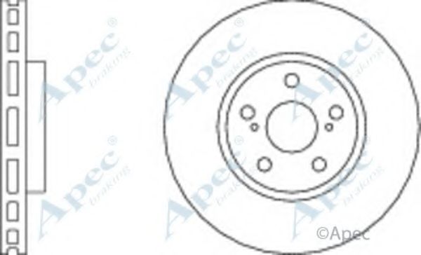 Тормозной диск APEC braking DSK2093