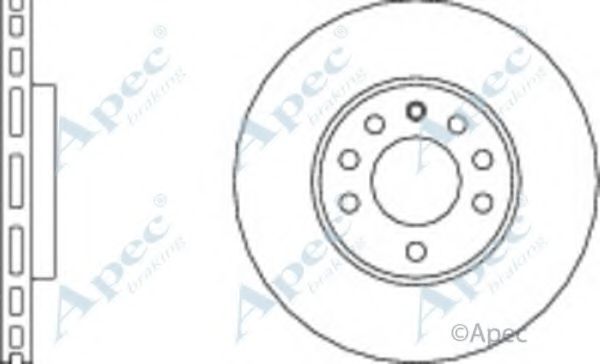 Тормозной диск APEC braking DSK2101