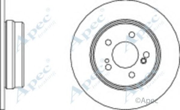 Тормозной диск APEC braking DSK2115
