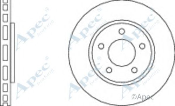 Тормозной диск APEC braking DSK2118