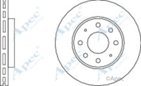 Тормозной диск APEC braking DSK2142