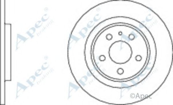 Тормозной диск APEC braking DSK2192