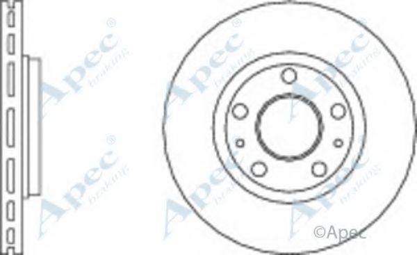 Тормозной диск APEC braking DSK2676