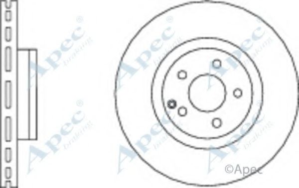 Тормозной диск APEC braking DSK2682
