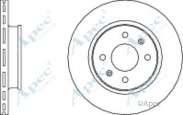 Тормозной диск APEC braking DSK2846