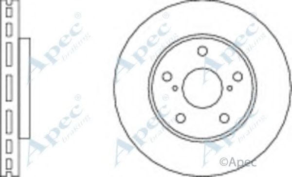 Тормозной диск APEC braking DSK364