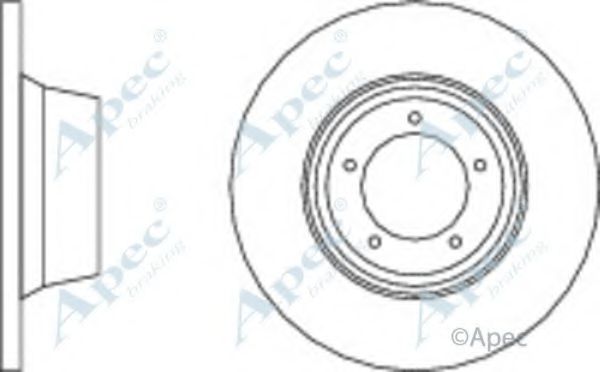 Тормозной диск APEC braking DSK509