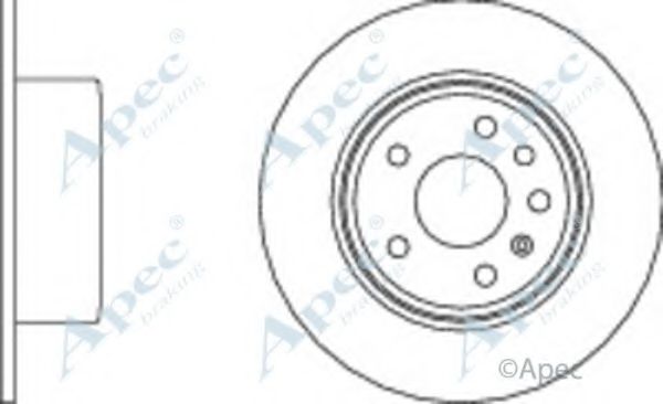 Тормозной диск APEC braking DSK820