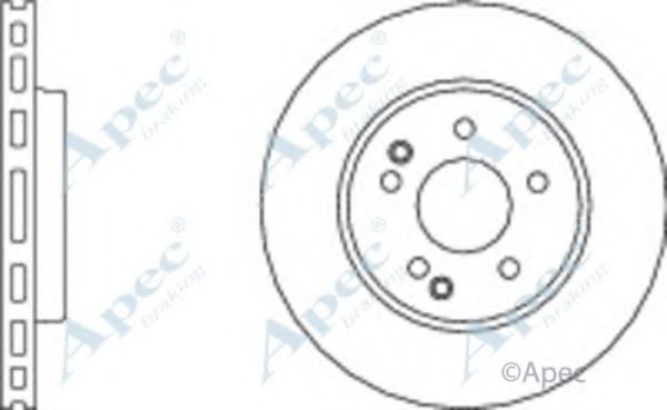 Тормозной диск APEC braking DSK921