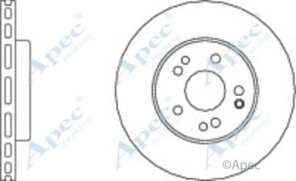 Тормозной диск APEC braking DSK936