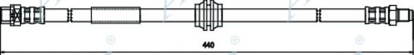 Тормозной шланг APEC braking HOS3590