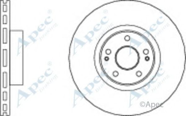 Тормозной диск APEC braking DSK3028