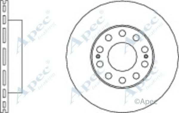 Тормозной диск APEC braking DSK3055