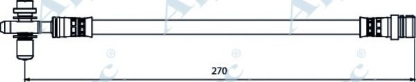 Тормозной шланг APEC braking HOS3896