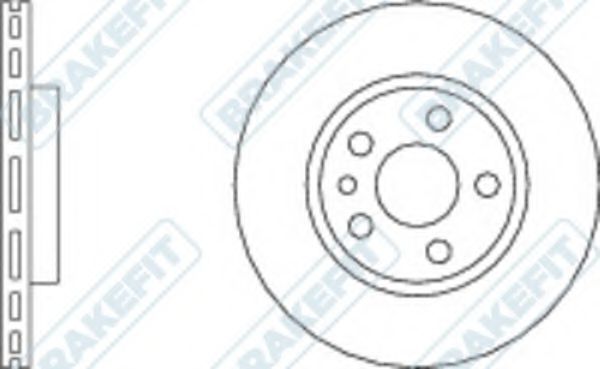 Тормозной диск APEC braking DK6073