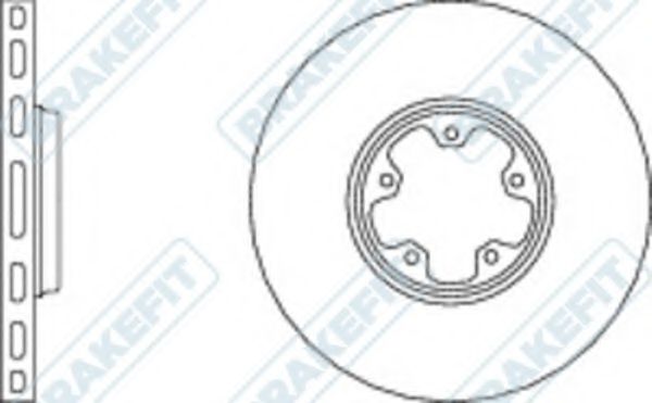 Тормозной диск APEC braking DK6090