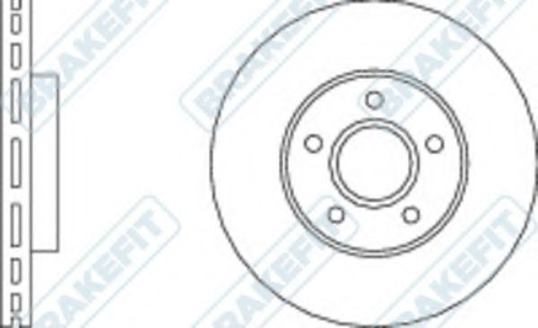 Тормозной диск APEC braking DK6030