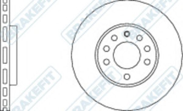 Тормозной диск APEC braking DK6060