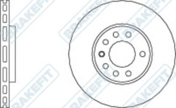 Тормозной диск APEC braking DK6105