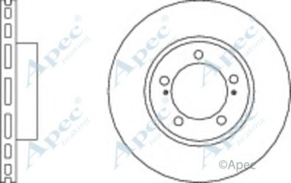 Тормозной диск APEC braking DSK3094
