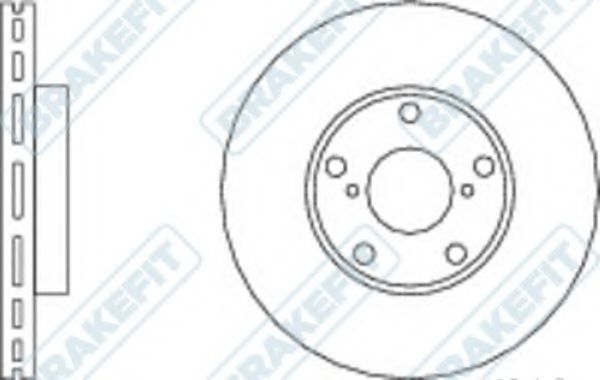 Тормозной диск APEC braking DK6120