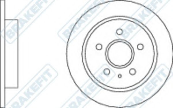 Тормозной диск APEC braking DK6150