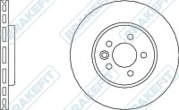 Тормозной диск APEC braking DK6157
