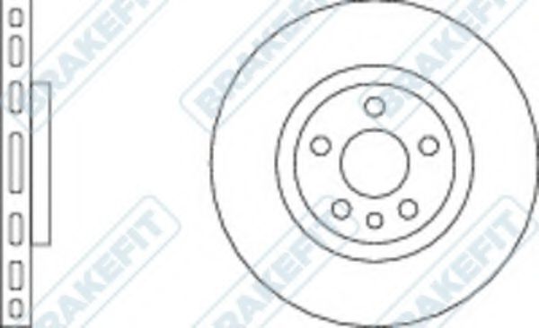 Тормозной диск APEC braking DK6161