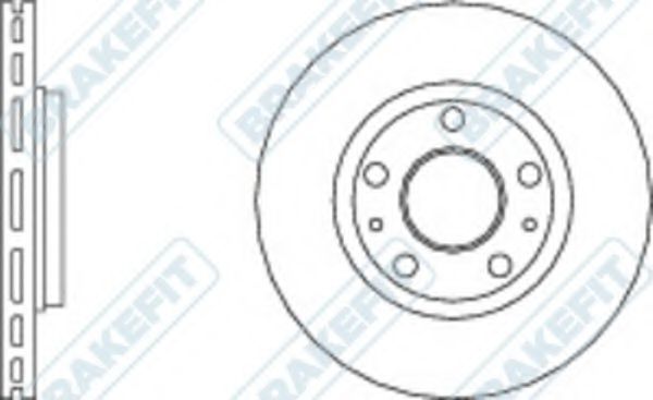 Тормозной диск APEC braking DK6219