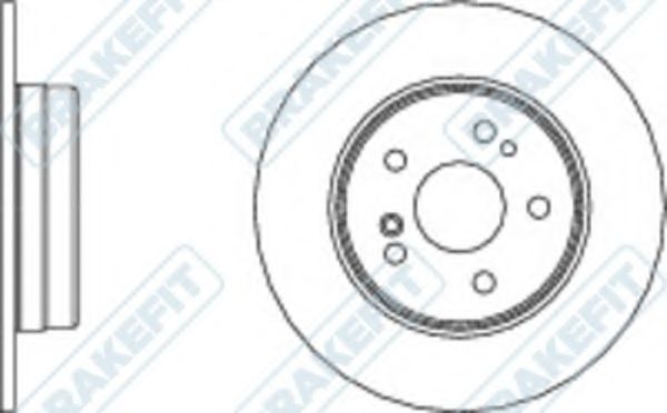 Тормозной диск APEC braking DK6231