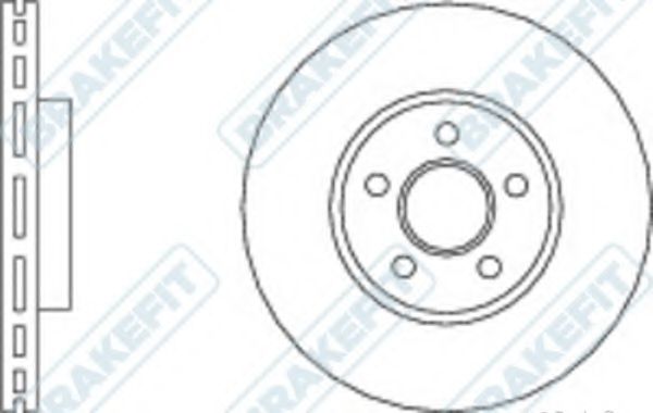 Тормозной диск APEC braking DK6273