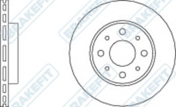 Тормозной диск APEC braking DK6285