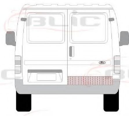 Задняя дверь SCHLIECKMANN 222612